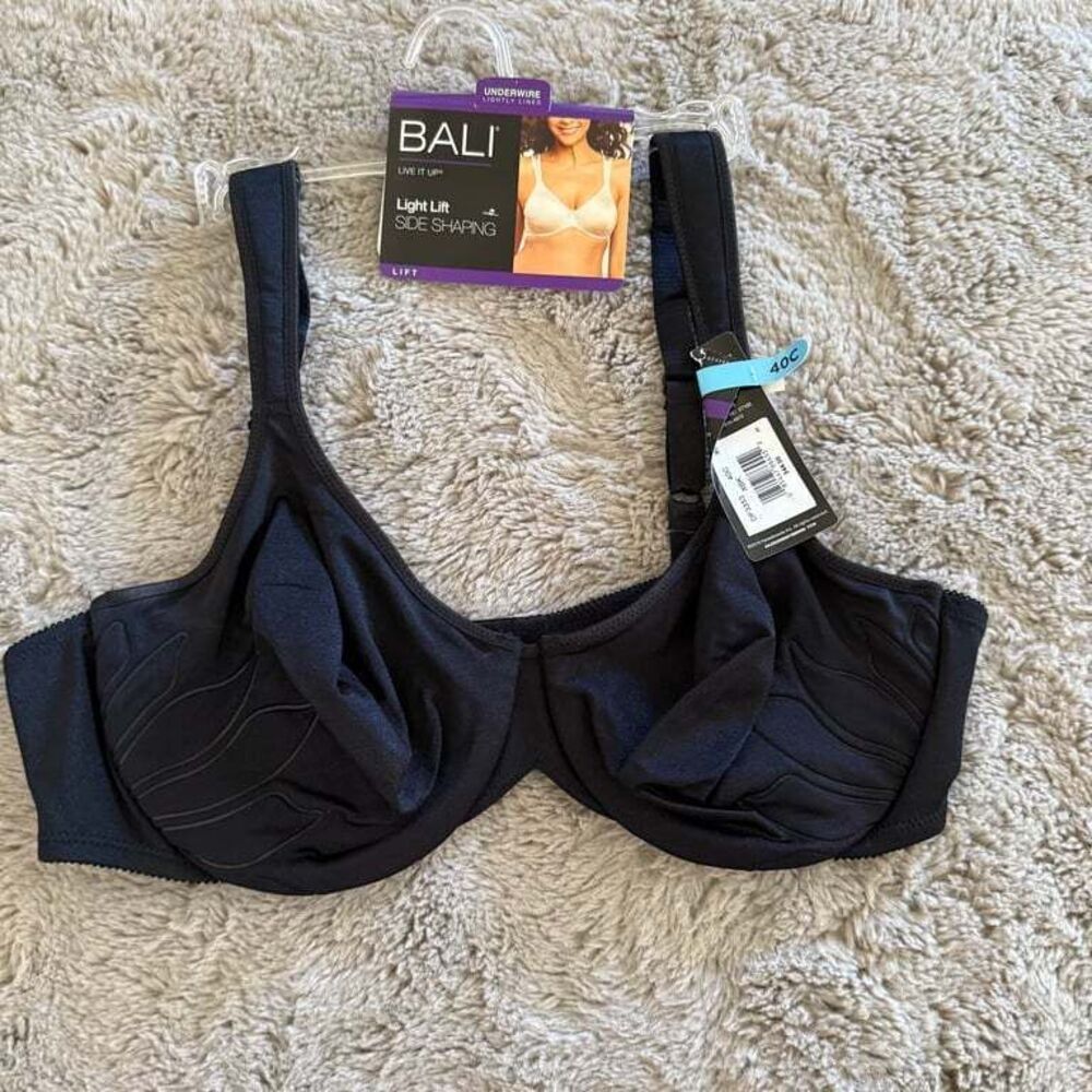 NWT‎ Bali Women's Light Lift Side Shaping Underwire Bra 40C